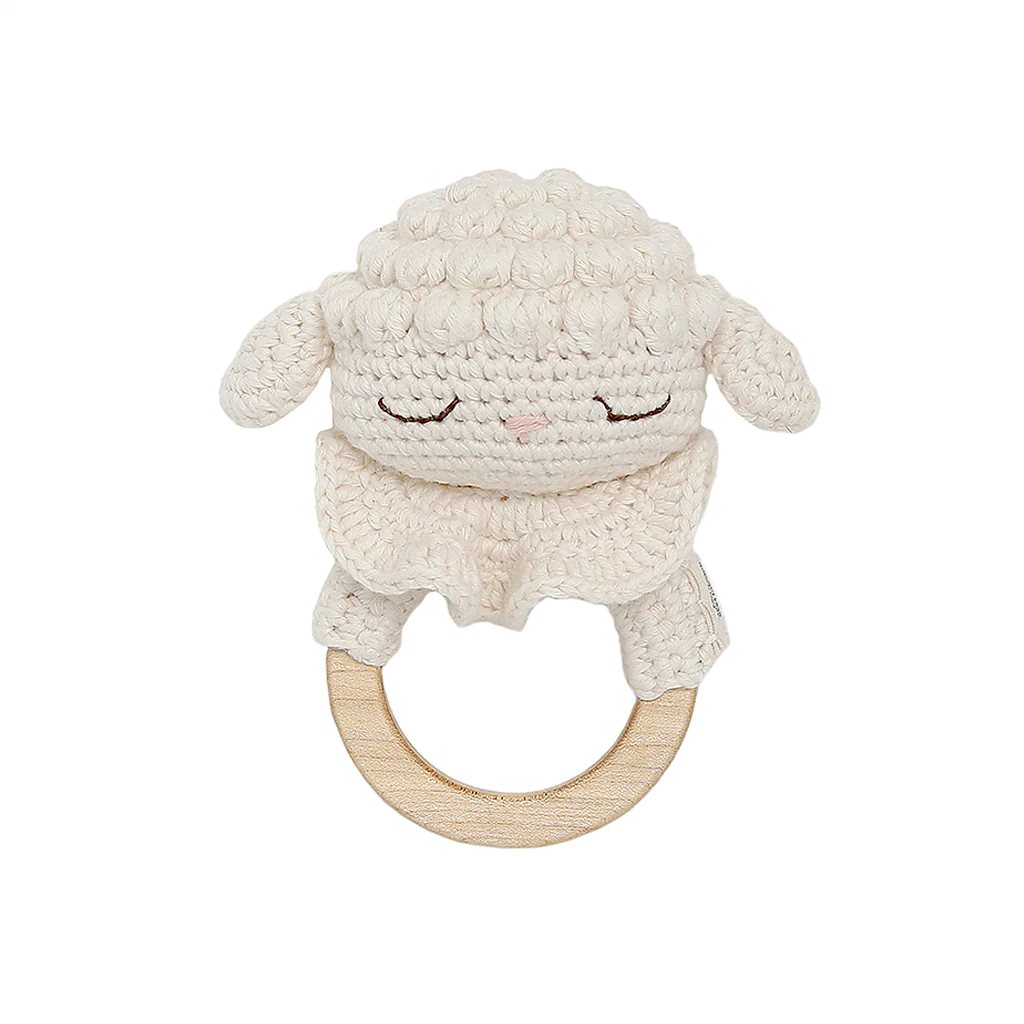 Lamb_Teething_Ring_ecru_with_bell-Teething_Rings_Rattles_Baby_Gym_Toys-P1020-TR-LMB-ECR