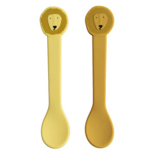 Lot de 2 cuillères silicone Mr. Lion – TRIXIE