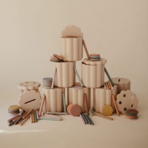 Boîte à formes et tri pièces & pailles- MUSHIE – Image 4