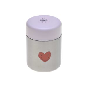 Thermos repas bébé Happy Rascals, Cœur lavande - Lassig