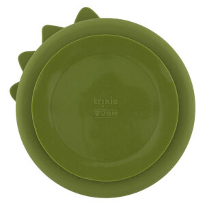 Assiette avec ventouse en silicone et compartiments Mr Dino - TRIXIE – Image 2