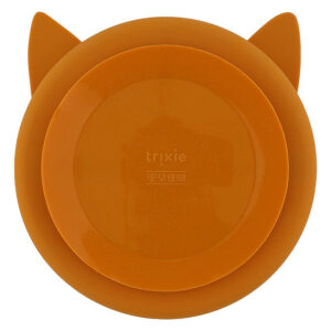 Assiette avec ventouse en silicone et compartiments Mr Fox - TRIXIE – Image 2