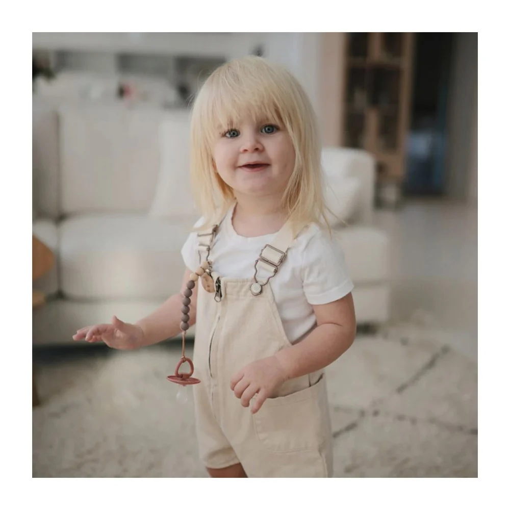 Attache Tétine Eva Cendres -MUSHIE – Image 2