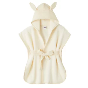 Peignoir bambou et gaze de coton mousse de lait (0-2 ans) - BB&CO