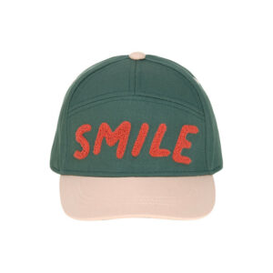 Casquette enfant coton bio 1-2 ans - Little Gang - Smile Vert - LASSIG – Image 3