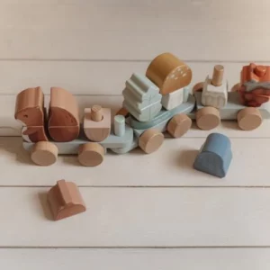 TRAIN A BLOCS ECUREUIL - LITTLE DUTCH – Image 3