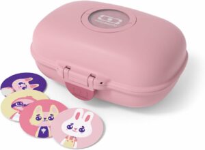 BOITE A GOUTER ENFANT GRAM ROSE - MON BENTO