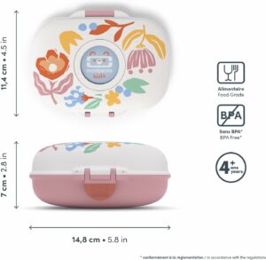 BOITE A GOUTER ENFANT GRAM GRAPHIC PAPERCUT - MON BENTO – Image 2