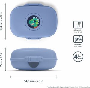 BOITE A GOUTER ENFANT GRAM BLEU - MON BENTO – Image 3