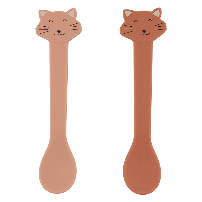Lot de 2 Cuillères en Silicone - Mrs. Cat - TRIXIE