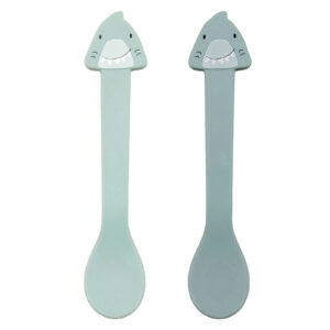 Lot de 2 cuillères silicone Mr. Shark - TRIXIE