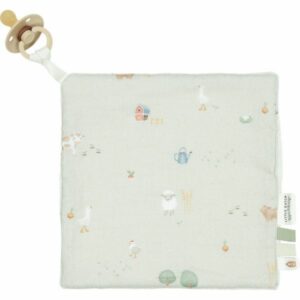Doudou attache-tétine en gaze de coton - LITTLE DUTCH