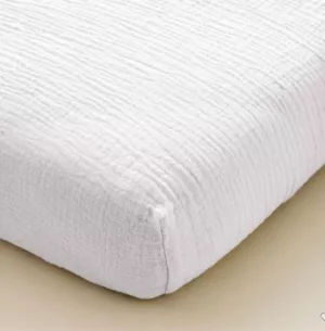 Drap housse en mousseline de coton 70x140/150 - LITTLE DUTCH
