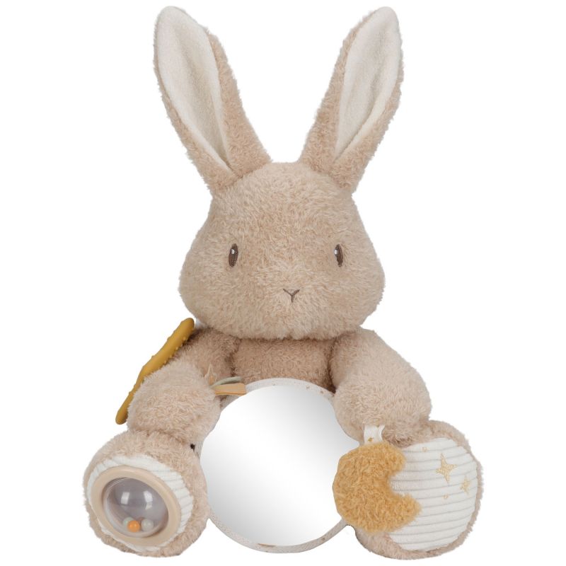 Peluche d'activités Lapin Newborn - LITTLE DUTCH