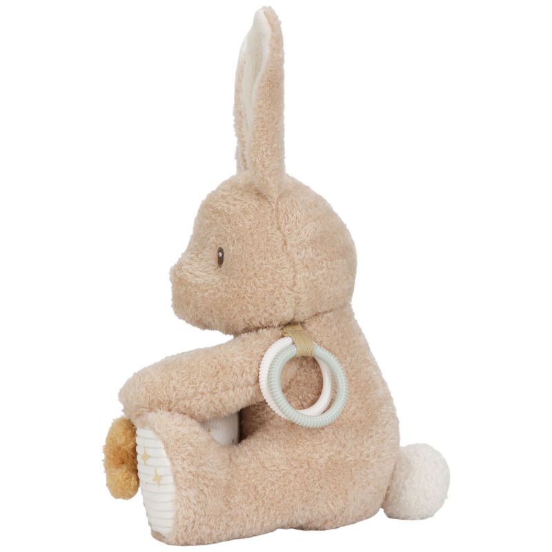 Peluche d'activités Lapin Newborn - LITTLE DUTCH – Image 4