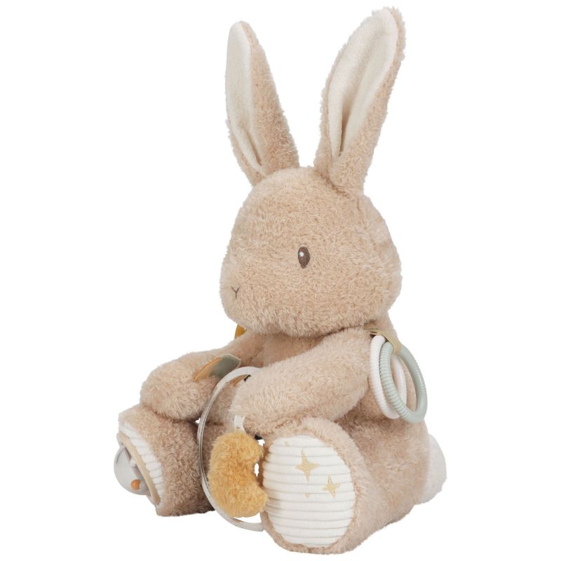 Peluche d'activités Lapin Newborn - LITTLE DUTCH – Image 3