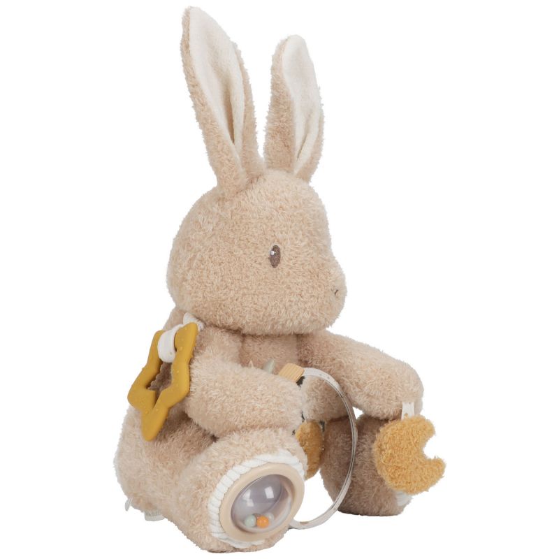 Peluche d'activités Lapin Newborn - LITTLE DUTCH – Image 2