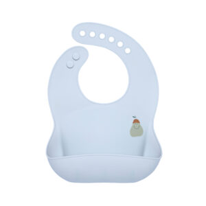 Bavoir en Silicone Happy Fruits poire - LASSIG