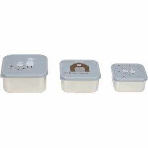 Lot de 3 boîtes à goûter Tiny Farmer bleu - LASSIG – Image 2