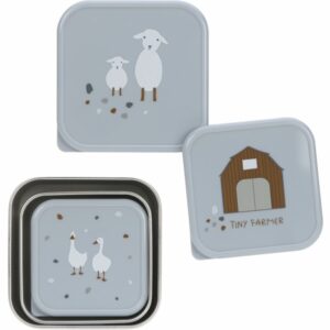 Lot de 3 boîtes à goûter Tiny Farmer bleu - LASSIG – Image 3