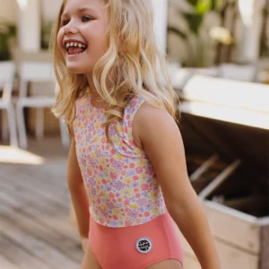Maillot de bain Retro flowers – 5/6 ans – HELLO HOSSY