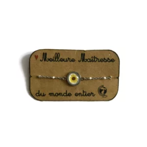 Bracelet Acier Inoxydable "Meilleure Maitresse Du Monde Entier"-  Dans L'Air du Temps Bijoux
