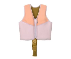 Gilet de natation/ flottaison lilas et abricot 2-6 ans -LASSIG