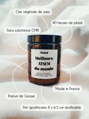 Bougie Parfumée - Meilleure ATSEM du monde - MUISTI – Image 3