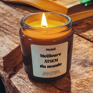 Bougie Parfumée - Meilleure ATSEM du monde - MUISTI