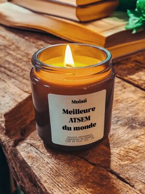 Bougie Parfumée - Meilleure ATSEM du monde - MUISTI