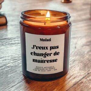 Bougie Parfumée - J'veux pas changer de maîtresse - MUISTI