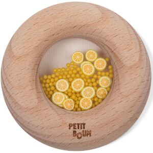 Hochet sensoriel Sensory Donut citrons - PETIT BOUM – Image 2