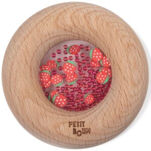 Hochet sensoriel Sensory Donut fraises - PETIT BOUM – Image 2