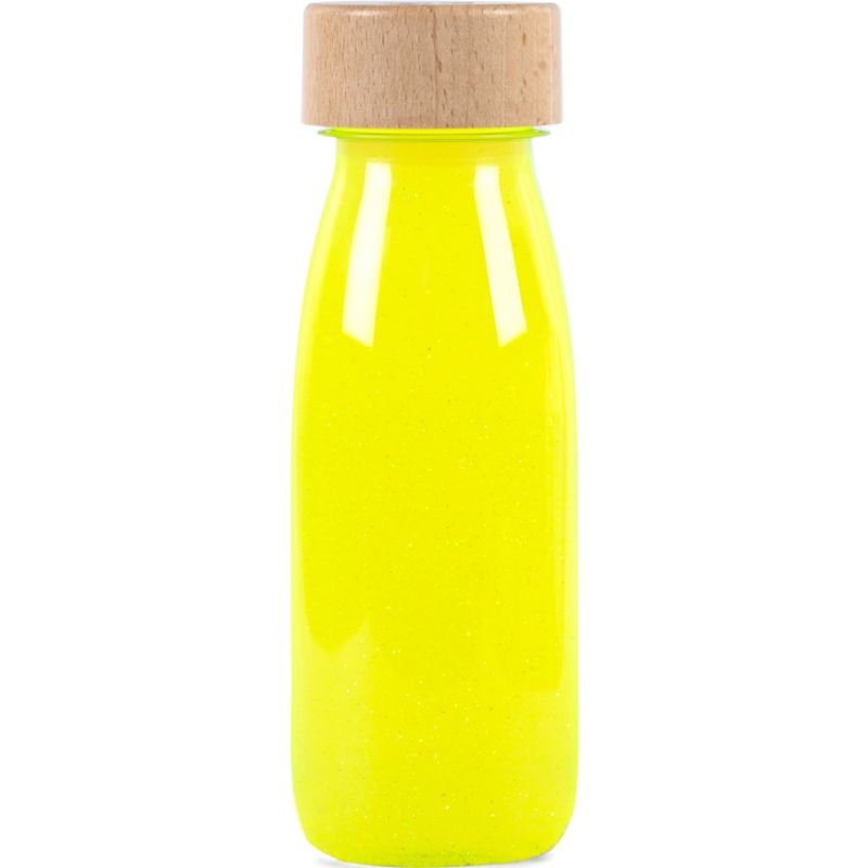 Bouteille sensorielle Float Jaune fluorescente - PETIT BOUM – Image 3