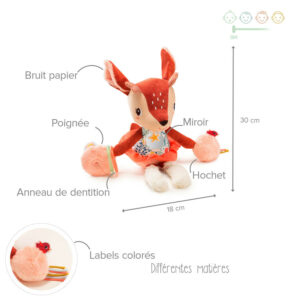 Peluche d'activités Stella le faon -LILLIPUTIENS – Image 5