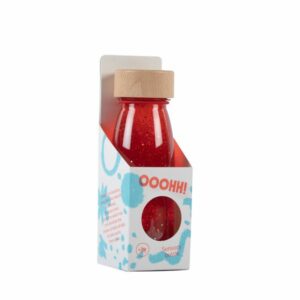 Bouteille sensorielle Float rouge - PETIT BOUM