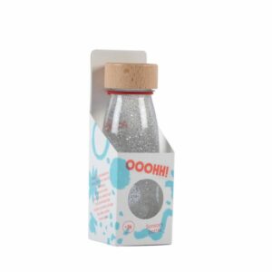 Bouteille sensorielle Float argentée - PETIT BOUM