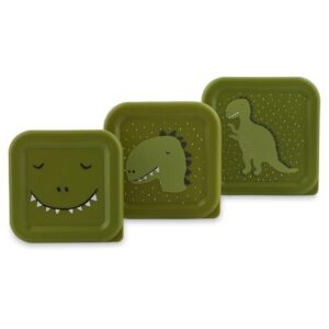 Lot de 3 boîtes à goûter Mr. Dino - TRIXIE