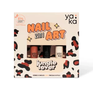 Kit vernis à ongle 2 en 1 "Jungle fever" - YAKA PARIS