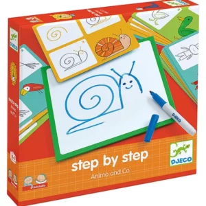 Dessin Step by step Animals and Co - DJECO