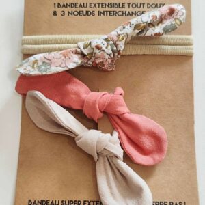 Bandeau magique (1 bandeau + 3 noeuds) liberty- BBetCO