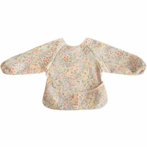 Bavoir à manches longues Pastel Blooms 6/24 Mois – MUSHIE MUSHIE – Image 2
