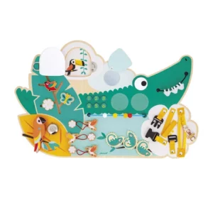 Busy-board Crocodile en bois Tropik - JANOD