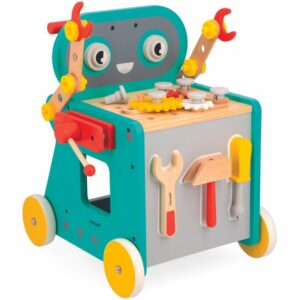 Chariot Brico'kids en bois robot - JANOD – Image 2