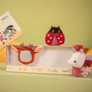 Coffret hochets sensoriels pour bébé : Lena - LILLIPUTIENS – Image 4