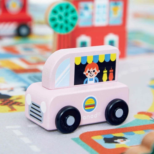 Food Truck en bois Ville Cross Roads - JANOD – Image 2