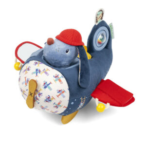 Jouet d'activités avion pour bébé Jules le chien - LILLIPUTIENS – Image 4