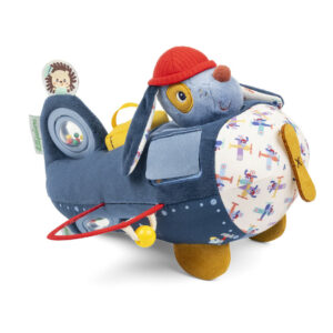 Jouet d'activités avion pour bébé Jules le chien - LILLIPUTIENS