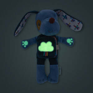 Peluche phosphorescente et livre en tissu : Jules le chien - LILLIPUTIENS – Image 7