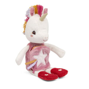 Peluche phosphorescente et livre en tissu : Lena la licorne - LILLIPUTIENS